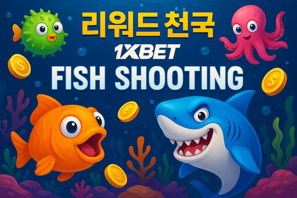 리워드 천국 1xbet의 Fish Shooting 개요